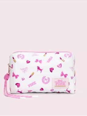 NIB! PINK x LoveShackFancy Makeup Bag